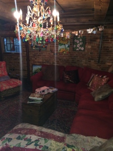 On the living space/event venue of the warehouse. Love!